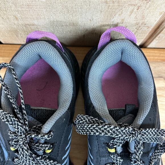 Saucony Excursion TR15 W Size 7 Trail Running Shoes Excellent Black Purple Gray - Picture 5 of 8